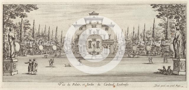 Vuë du Palais et Jardin du Cardinal Ludovise, 1640-1660. Creator: Israel Silvestre.