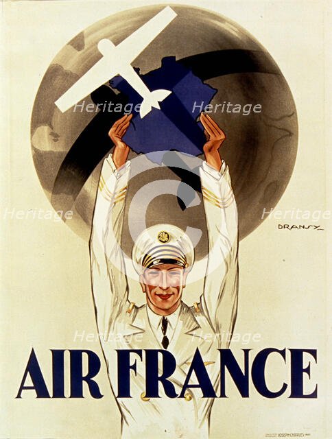 Air France, 1933. Creator: Dransy, Jules Isnard (1883-1945).