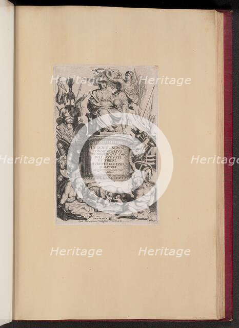 Title Page for Ludovicus Nonnius, Commentarius in Nomismata, 1620. Creator: Michel Lasne.