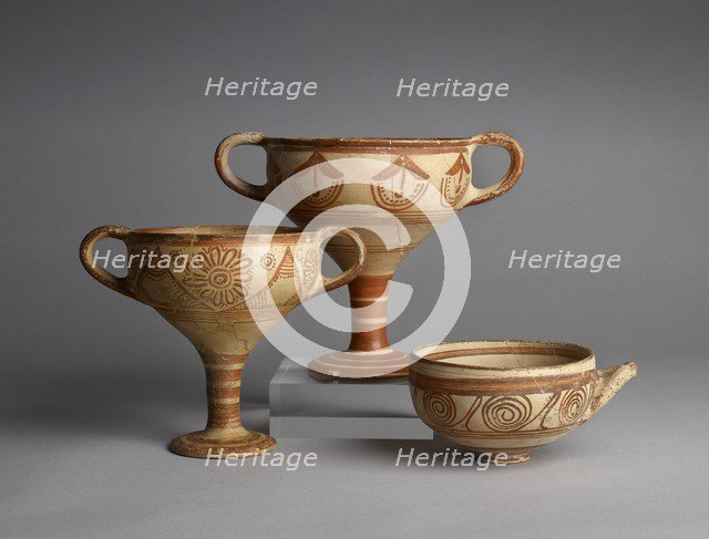 Kylix, Late Helladic IIIA2 Period, c1375-c1300BC. Artist: Unknown.