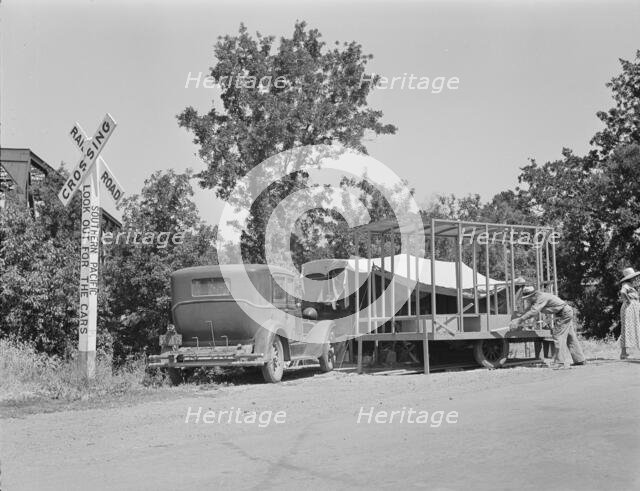 Mobile housing--a trend, California, 1935. Creator: Dorothea Lange.
