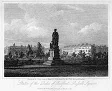 Statue of the Duke of Bedford, Russell Square, Bloomsbury, London, 1817.Artist: J Greig