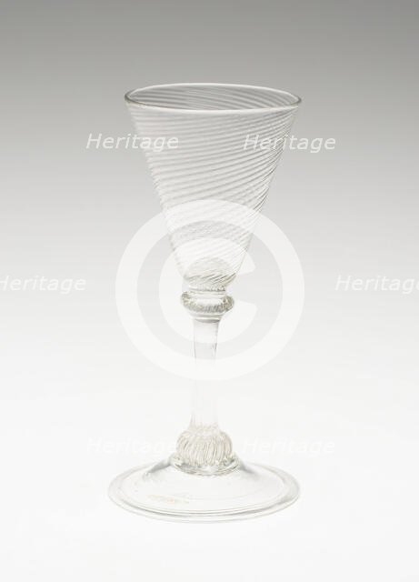 Wine Glass, Europe, 1700/50. Creator: Unknown.