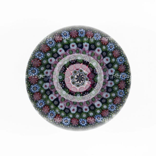 Paperweight, Clichy, c. 1845-55. Creator: Clichy Glassworks.