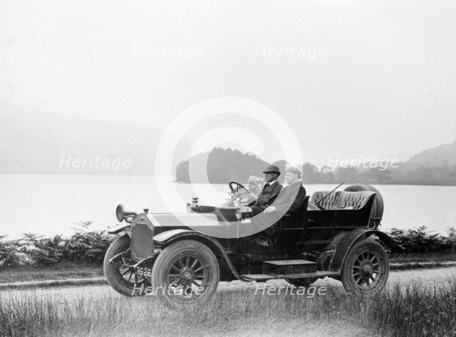 1908 Albion 24-30 hp taking part in Scottish Reliability Trials, 1908. Artist: Unknown