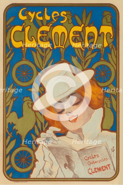 Cycles Clement, c. 1900.