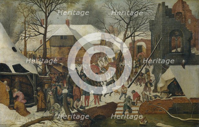 The Adoration of the Magi in the Snow, c1580-1630. Creator: Pieter Brueghel the Younger.
