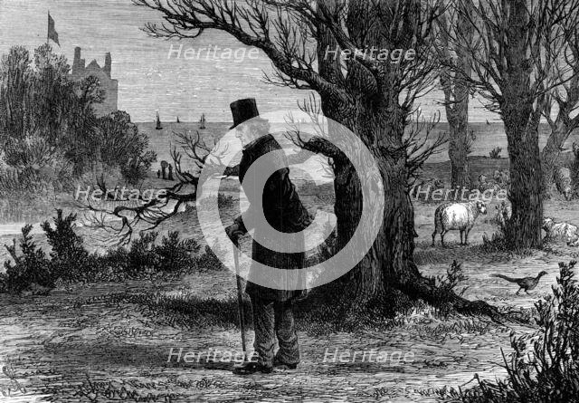 The General Election: the calm before the storm - a sketch at Dalmeny on Saturday, 1880. Creator: Unknown.