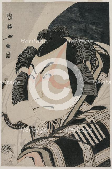 Nakamura Nakazo II as Matsuomaru in the Carriage-Stopping Scene, 1796. Creator: Utagawa Kunimasa (Japanese, 1773-1810).