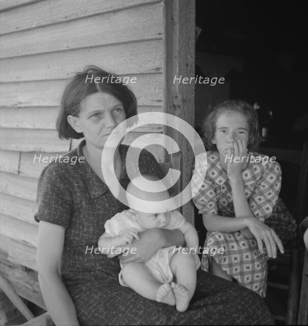 Landless family, Macon County, Georgia, 1937. Creator: Dorothea Lange.