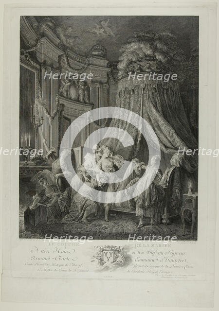 Le Coucher de la Mariee, n.d. Creator: Jean-Michel Moreau.