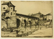Ponte Ticino, Pavia, 1904. Creator: Donald Shaw MacLaughlan.