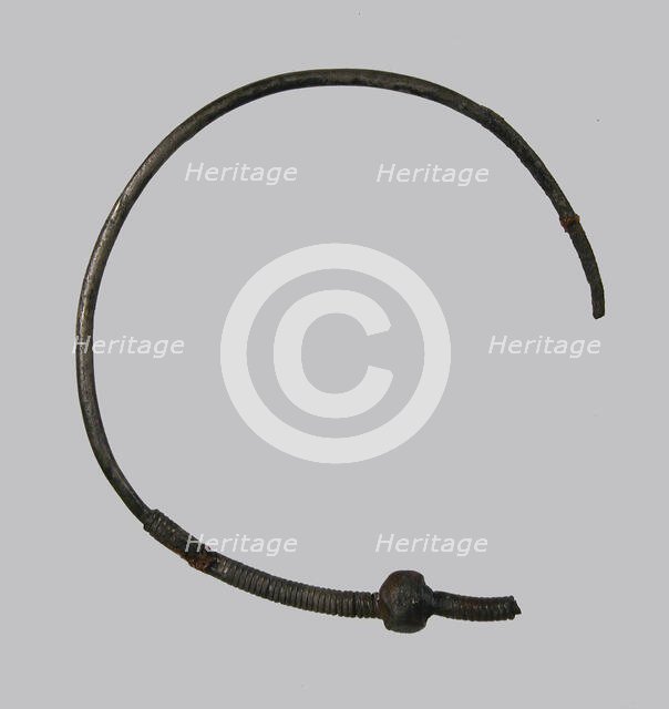 Earring, Frankish, 7th century. Creator: Unknown.