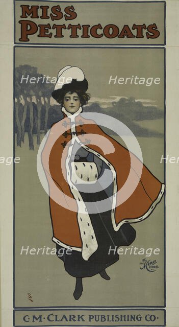 Miss Petticoats, c1895 - 1911. Creator: Unknown.