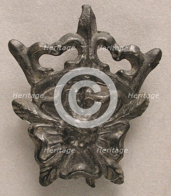 Badge with Tudor Rose, British, 15th century. Creator: Unknown.