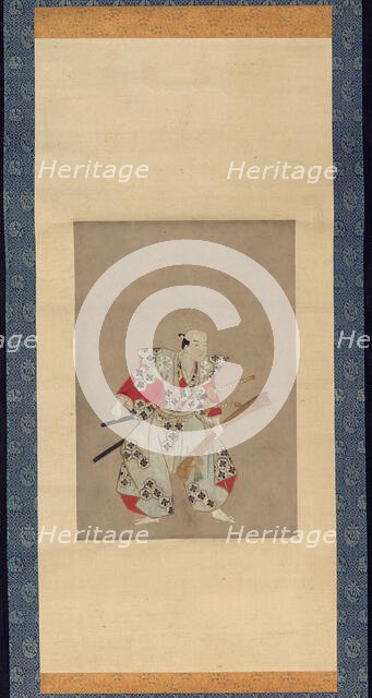 An Actor on Stage, Edo period, 1720-1730. Creator: Unknown.