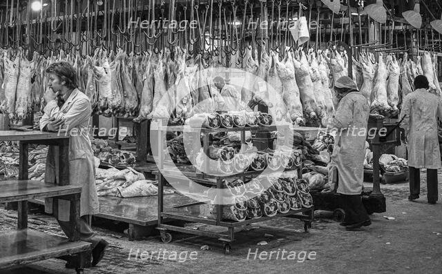 Smithfield Meat Market, City of London, January 1980. Creator: Peter Thompson.