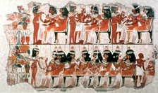 Banquet Scene, 1350 BC. Artist: Unknown