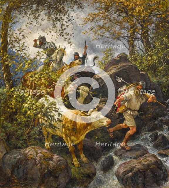 Robbers, 1892. Creator: Koller, Rudolf (1828-1905).