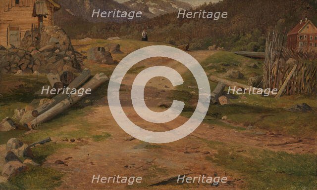 Landscape, 1835. Creator: Louis Gurlitt.