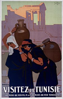 Dougga. Visitez la Tunisie, 1929. Creator: La Nézière, Joseph de (1873-1944).
