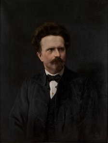 Portrait of Walery Rzewuski, 1901. Creator: Stanislaw Bienkiewicz.