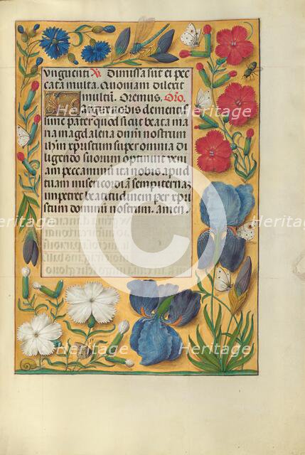 Decorated Text Page; Spinola Hours, about 1510-1520. Creator: Unknown.