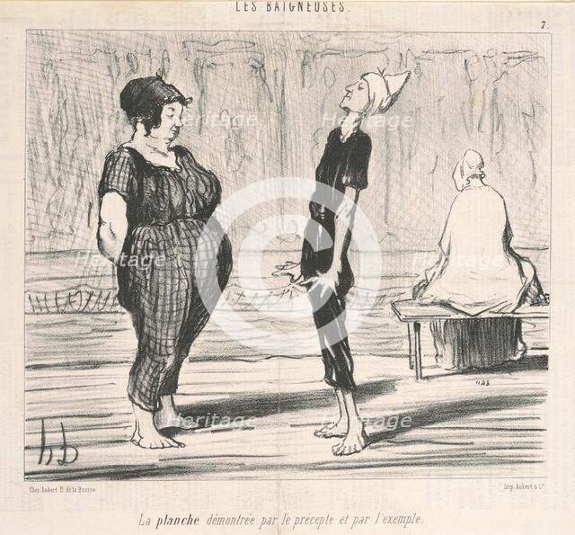 La planche démontree par le prècepte ..., 19th century. Creator: Honore Daumier.