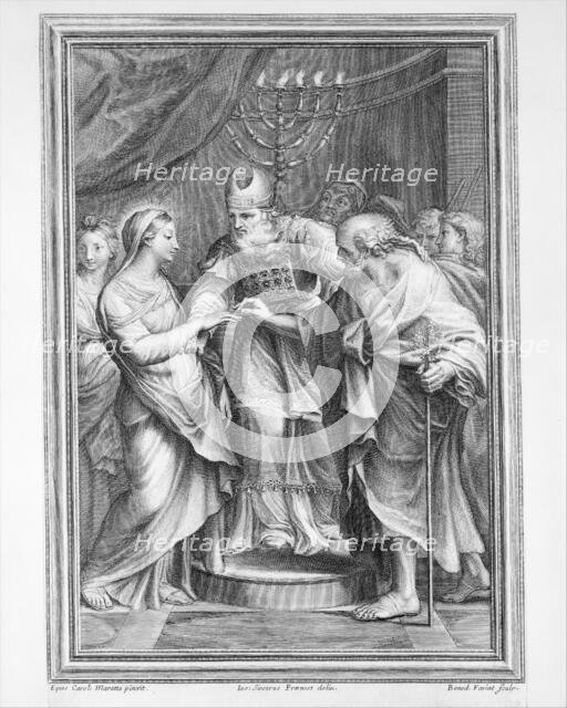 Marriage of the Virgin, 1645-1724. Creator: Benoit Farjat.