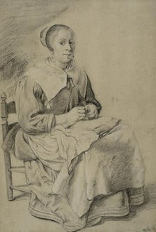 Working woman, mid 17th century. Creator: Gerritsz Quiringh van Brekelenkam.