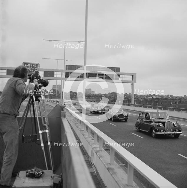 Westway Flyover, A40, Paddington, City of Westminster, London, 28/07/1970. Creator: John Laing plc.