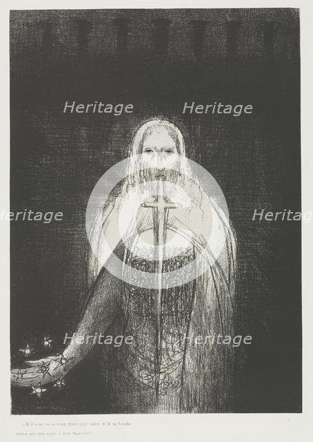 The Apocalypse of Saint John: And He Had in His Right Hand Seven Stars..., 1899. Creator: Odilon Redon (French, 1840-1916); Blanchard; Ambroise Vollard (French, 1867-1939).