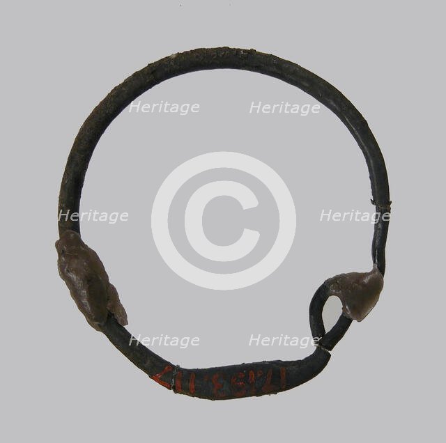 Earring, Frankish, 7th century. Creator: Unknown.