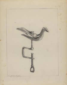 Sewing Bird, c. 1937. Creator: Columbus Simpson.