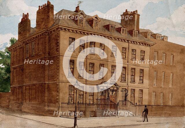 40-41 Queen Square, London, immediately before demolition, 1882. Creator: John Phillipps Emslie.