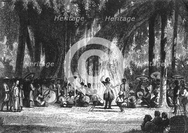 'Javanese Dancing Girls - Fête Day in the Forest', c1891. Creator: James Grant.