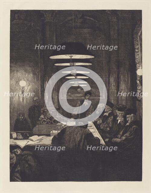 Eine Mutter III (A Mother III), 1883. Creator: Max Klinger.