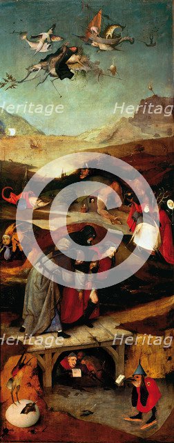 The Temptation of Saint Anthony (Left wing of a triptych).