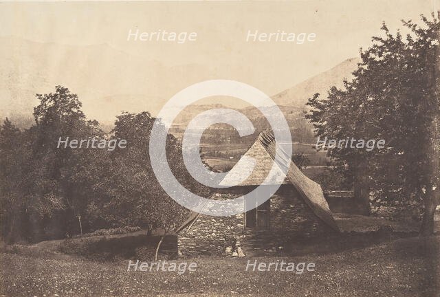 Vallée d'Argelès près de la ferme de Despourreins. St-Sauveur, 1853. Creator: Joseph Vigier.