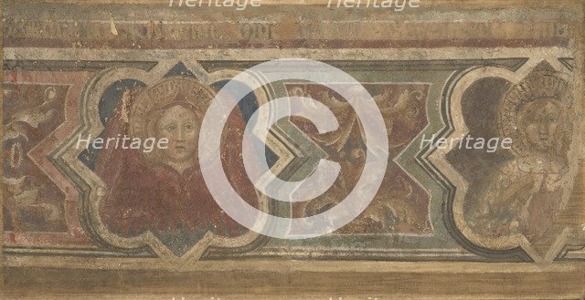 Decorative Border, ca 1390. Artist: Spinello, Aretino (c. 1350-1410)