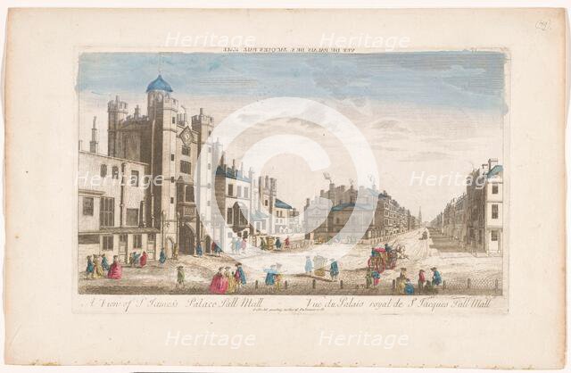 View of Saint James's Palace in London, 1753. Creator: Anon.