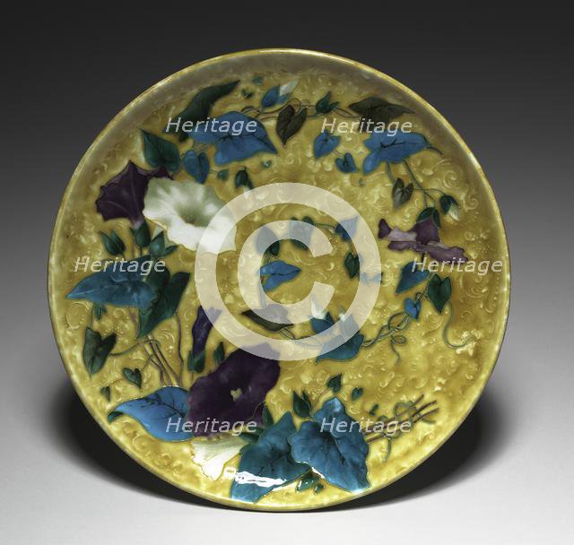 Plate, c. 1880-1890. Creator: Theodore Deck (French, 1823-1891).