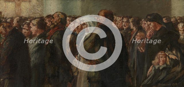 Emigrants, 1905. Creator: Prosper Colmant.