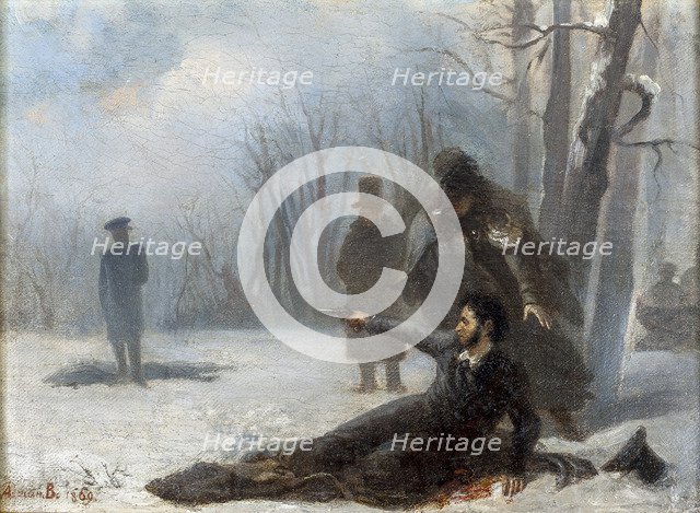 Duel between Alexander Pushkin and Georges d'Anthès.