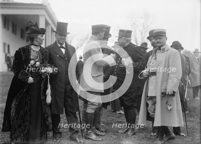 Allied Commission To U.S. Daniels; Joffre; Remon, 1917. Creator: Harris & Ewing.