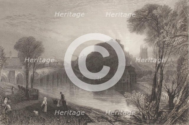 Tamworth Castle, Staffordshire, 1832. Creator: JMW Turner.