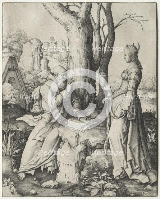 The Temptation of St. Anthony, 1509. Creator: Lucas van Leyden (Dutch, 1494-1533).