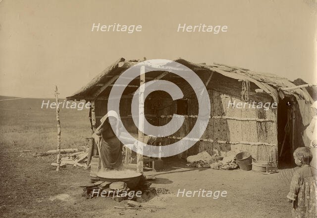 Laundry on Lake Shira, 1900-1909. Creator: LI Vonago.