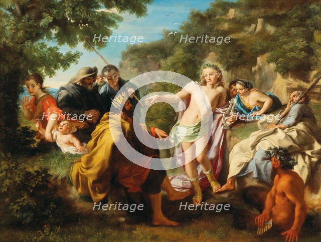 The Judgment Of Midas , First third of 18th cen.. Creator: Bianchi, Pietro (1694-1740).