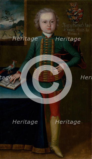 Marek Horvath-Stancic aged six, c1750. Creator: Ján Gottlieb Kramer.